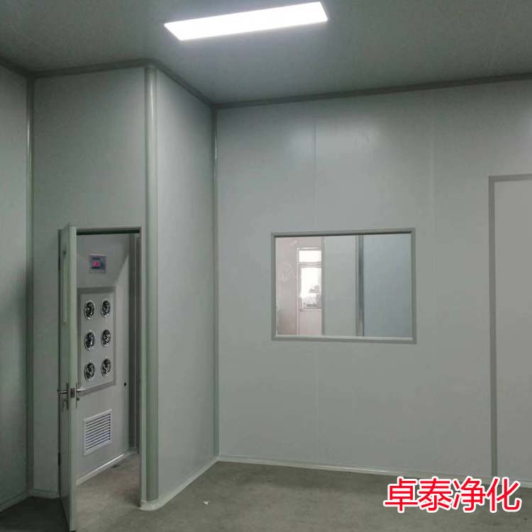 涿州晶平机械设备净化车间装修施工案例